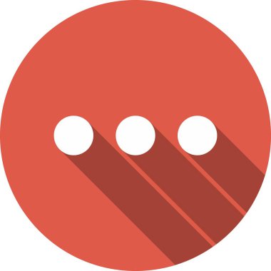 Nokta Kabartma Çemberi Vektör Simgesi Tasarımı