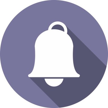 Alarm Kabartma Çemberi Vektör Simgesi Tasarımı