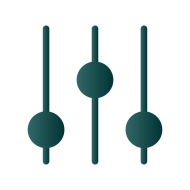 Glyph Gradyan Vektör Simgesi Tasarımı Filtreleniyor