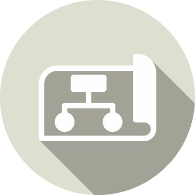 Glyph Çember Vektör Simgesi Tasarımı Projesi