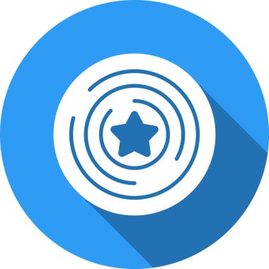 Meydan Okuma Kabartma Çemberi Vektör Simgesi Tasarımı