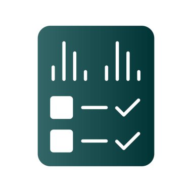 Glyph Gradyan Vektör Simgesi Tasarımı Raporu