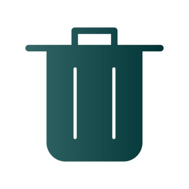 Geri dönüşüm bin Glyph Gradyan Vektör Simgesi Tasarımı