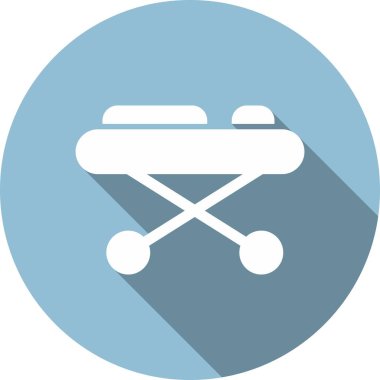 Sedye Kabartma Çemberi Vektör Simgesi Tasarımı