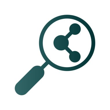 Glyph Gradyan Vektör Simgesi Tasarımı 'nı paylaş