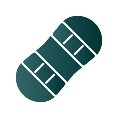 Snowboard Gradyan Vektör Simgesi Tasarımı