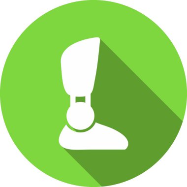 Protez Kabartma Çemberi Vektör Simgesi Tasarımı