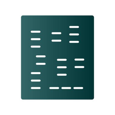 Körler alfabesi Gradyan Vektör Simgesi Tasarımı