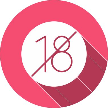 Küçük İşaretli Çember Vektör Simgesi Tasarımı Yok