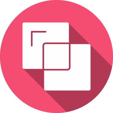 Glyph Çember Vektör Simgesi Tasarımı Birleştir