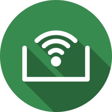 Rfid Kabartma Çemberi Vektör Simgesi Tasarımı