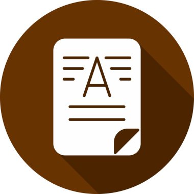 Filigranı Çember Vektör Simgesi Tasarımı