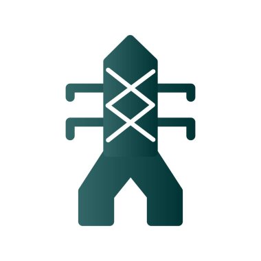 Elektrik Kulesi Gradyan Vektör Simgesi Tasarımı