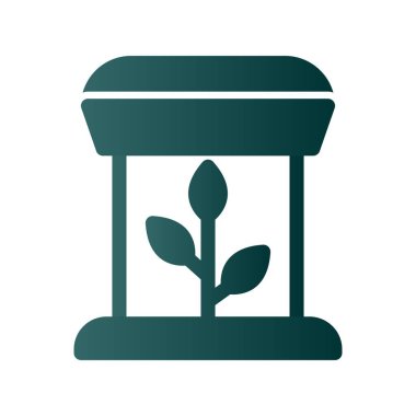 Etkili Glyph Gradyan Vektör Simgesi Tasarımı