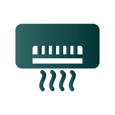 Ac Glyph Gradyan Vektör Simgesi Tasarımı