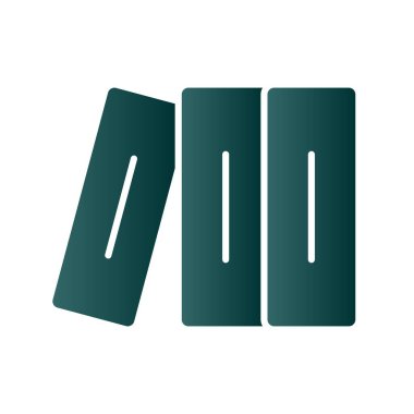 Dosya Dizini Gradyan Vektör Simgesi Tasarımı