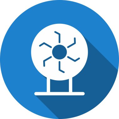 Plazma Topu Kabartma Çemberi Vektör Simgesi Tasarımı