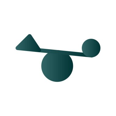 Glyph Gradyan Vektör Simgesi Tasarımı