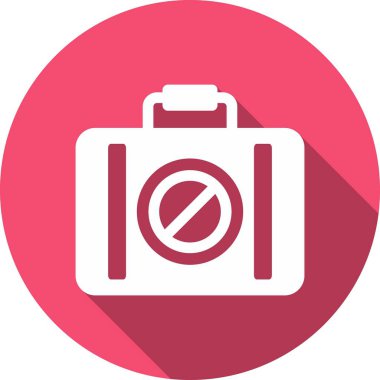 Sandık Kabartma Çemberi Vektör Simgesi Tasarımı Yok