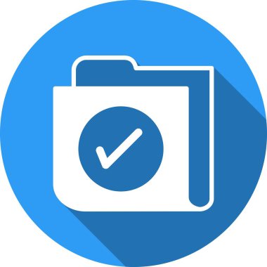 Dizin İşaretleme Çemberi Vektör Simgesi Tasarımı Kontrol Edildi