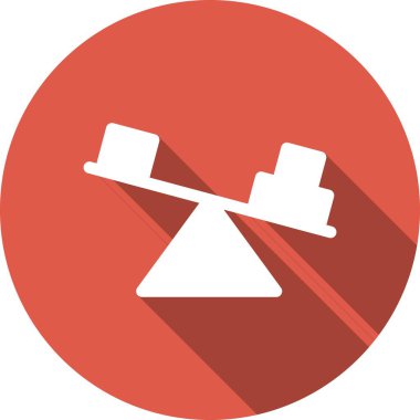 Glyph Çember Vektör Simgesi Tasarımı