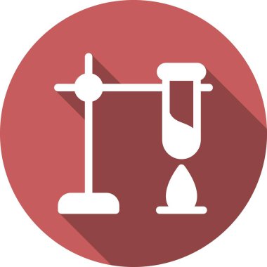 Kimya Kabartma Çemberi Vektör Simgesi Tasarımı