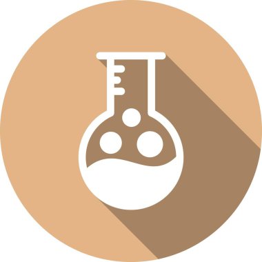 Deney Kabartma Çemberi Vektör Simgesi Tasarımı