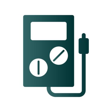 Glyph Gradyan Vektör Simgesi Tasarımı Testi