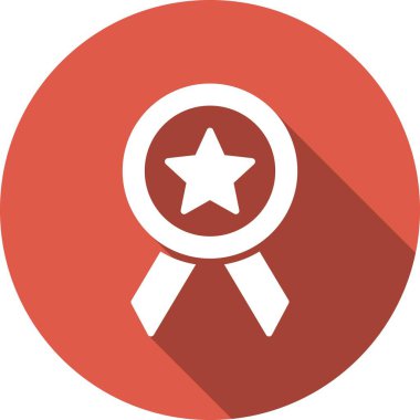 Madalya Kabartma Çemberi Vektör Simgesi Tasarımı