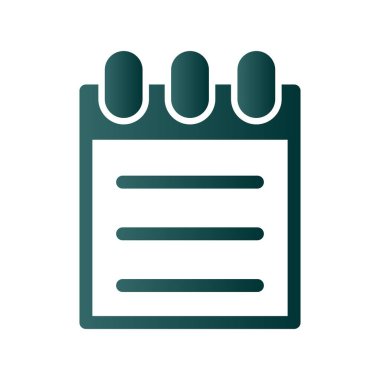 Yapılacaklar Listesi Gradyan Vektör Simgesi Tasarımı