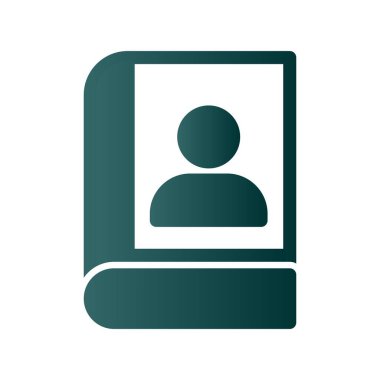 Albüm Gradyan Vektör Simgesi Tasarımı