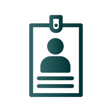 Vip Kart Gradyan Vektör Simgesi Tasarımı