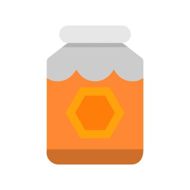 Bal Düz Vektörü Simge Tasarımı