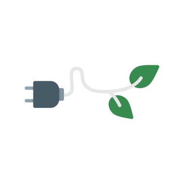 Bio Düz Vektör Simgesi Tasarımı