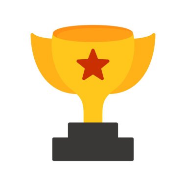 Ödül Düz Vektör Simgesi Tasarımı