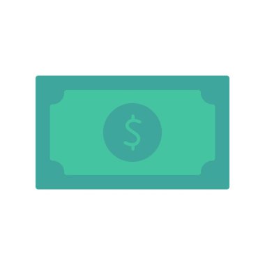 para birimi Düz Vektör Simgesi Tasarımı