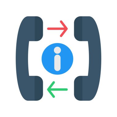 Sohbet Düz Vektör Simgesi Tasarımı