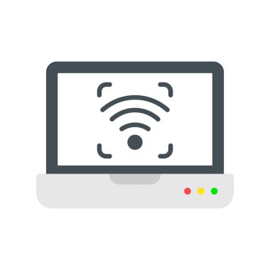  İnternet Düz Vektör Simgesi Tasarımı