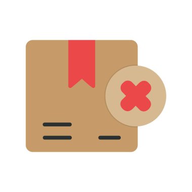 Düz Vektör Simgesi Tasarımı İptal Et