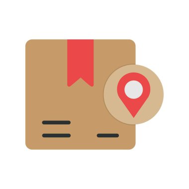  Konum Düz Vektör Simgesi Tasarımı