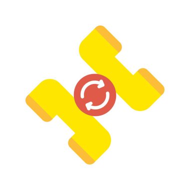 Düz Vektör Simgesi Tasarımı Değiştir