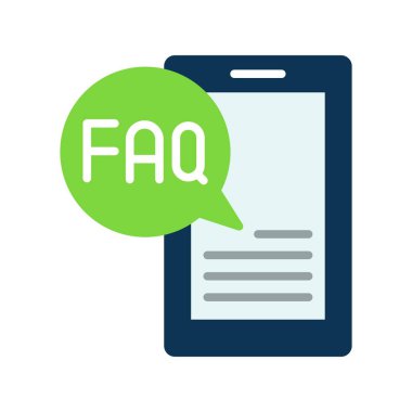 Akıllı Telefon Düz Vektör Simgesi Tasarımı