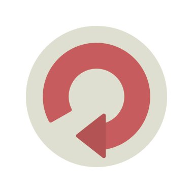 Ok Düz Vektör Simgesi Tasarımı