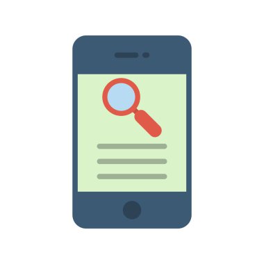 Düz Vektör Simgesi Tasarımı Ara