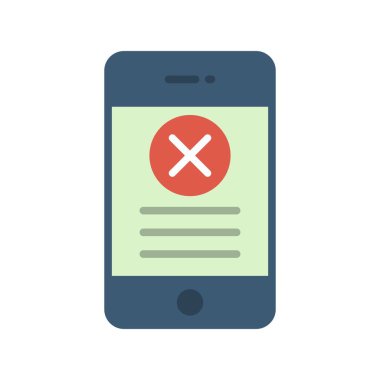 Düz Vektör Simgesi Tasarımı Kapat