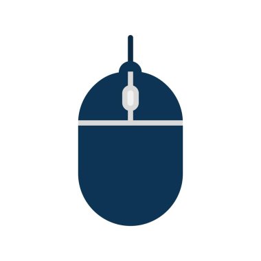 Fare Düz Vektör Simgesi Tasarımı