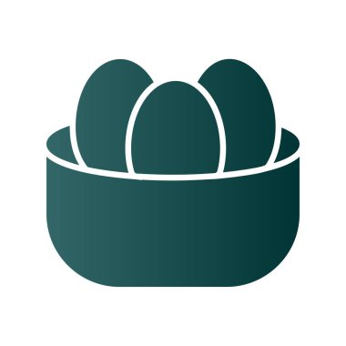 Yuva Kabartma Gradyan Vektör Simgesi Tasarımı