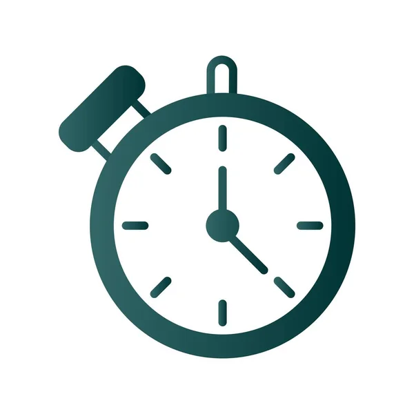 Stop Watch Glyph Gradient Vector Diseño Iconos — Vector de stock