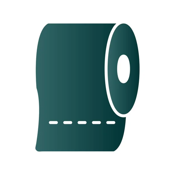 Конструкция Векторной Иконы Градиент Градиент Туалетной Бумаги — стоковый вектор