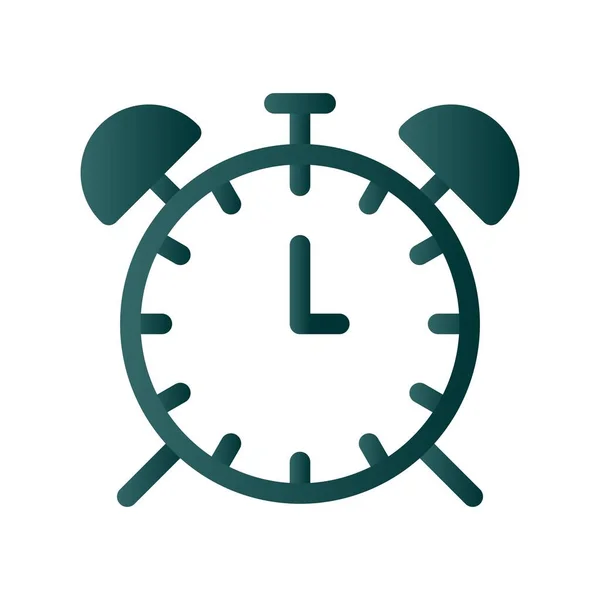Часы Glyph Graph Vector Icon Design — стоковый вектор